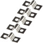 Blue Sea Systems Terminal Block Jumper, Nickel-Plated Brass, 5pk - Apollo Lighting