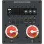 Blue Sea Systems Triple Battery Bank Management Panel, 12/24V DC, 32V Max
