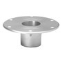 TACO Marine Zwaardvis Table Pedestal Base, For 2-3/8 in (60mm) Column, Aluminum, Brite Anodized