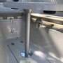 TACO Marine Zwaardvis Table Pedestal Base, For 2-3/8 in (60mm) Column, Aluminum, Brite Anodized