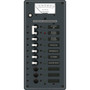 Blue Sea Systems AC Main + 8 Position Circuit Breaker Panel, 120V AC, Analog Voltmeter - Apollo Lighting