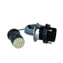 UWL - QTS 100 High Voltage Underwater Light - GRP, Titanium, Flush Mount, 20000Lm
