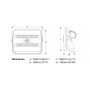 Hella Marine HypaLUME LED Floodlight, 316 Stainless Steel Bracket, Grilamid Lens, Upright or Pendant Mount, -40°C to +50°C