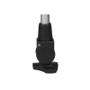 Hella Marine 2010 Series All-Round Anchor Light, 2 NM, 12V 10W Bulb, IPX6, Horizontal Fold-Down Mount, 610 mm Pole, Black Housing