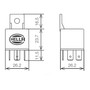 Hella Marine Mini ISO SPDT Relay, 24V, 20A, Resistor Coil Suppression