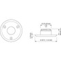Quick Marine - VITO LED Courtesy Light - 10-30V, 1.5W, IP67