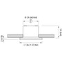 Quick Marine - LIDA Courtesy Light - 10-30V, 1.5W, IP65, 0.06A