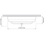 Quick Marine - SANDY C LED Downlight - 10-30V, 2W, 0.09A, IP40, with Switch
