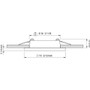 Quick Marine - EDWIN N DUAL LED Downlight - 10-30V, Titanium Finish, 2+2W, 90°