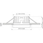 Quick Marine - JAZZ H10 LED Downlight - Warm White, 4W, 10-30V, 45°, Stainless Steel (FASP6812X200A00)