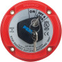 Perko 9601 Series Medium Duty Main Battery Disconnect Switch, 6-32V, 250A, Ignition Protected, Alternator Field Disconnect, Key Lock - Apollo Lighting