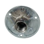 Perko 0499 Water Inlet Fitting, 1/2 in NPT, Chrome-Plated Bronze, Female Swivel Hose Connector, Watertight Plug
