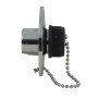 Perko Water Outlet Fitting with Cap, For On-Board Washdown Systems, 1/2 in NPT, Chrome-Plated Bronze - Apollo Lighting