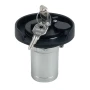 Perko Chromalex Locking Gas Fill, 1-1/2 in Hose, Chrome-Plated Zinc Alloy