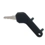 Perko Locking Fuel Fill Insert, For 1-1/2 in Vented Fills, Black Polymer, Zinc Alloy Lock Cylinder