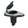 Perko 1048 Threaded Collar Pole Light Base, 2-Pin, 5° Rake, For 3/4 in Poles