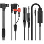 Garmin VIRB X/XE Aviation Headset Audio Cable, In-Line Pass-Through, Stereo
