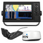 Garmin GPSMAP 1042xsv Chartplotter Fishfinder Combo, 10 in Keypad Display, GMR 18 HD+ Dome Radar, GT52-TM Transducer, CHIRP ClearVu, CHIRP SideVu, Navionics+ Charts, NMEA 2000