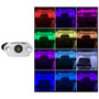 Black Oak - Rock Accent Light - RGB, White Housing