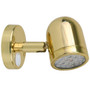 Scandvik - LED Brass Reading Light - 10-30V
