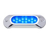 Attwood Marine Light Armor Surface-Mount Underwater LED Light, 12 LEDs, 12/24V DC, 6 in, Sapphire Blue Light - Apollo Lighting