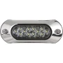 Attwood Marine Light Armor Surface-Mount Underwater LED Light, White Light, 12V, 12 LED