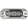 Attwood Marine Light Armor Surface-Mount Underwater LED Light, White Light, 12V, 12 LED