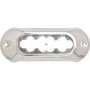 Attwood Marine LightArmor HPX Underwater LED Light, Intense White Light, 12V/24V, 5000 lm, 6 in, Surface Mount, SS316 Cover