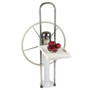 Edson Marine - Luncheon Table - White Poly Fold Down, Edson 9-1/2" Guard 1" to 1-1/8"