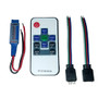 Lunasea - RGB LED Controller - Button, RF Remote 5/12/24 VDC, Multifunction Indoor