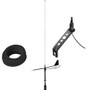 Glomex Marine Antennas - Black Swan VHF Antenna - With Wind Indicator, 66' Coax Cable