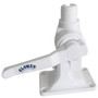 Glomex Marine Antennas - 4-Way Nylon Heavy-Duty Ratchet Mount - With Cable Slot, Built-In Coax Cable Feed-Thru 1"-14 Thread