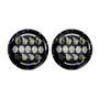 HEISE - LED Light - Black Face & Partial Halo, 21 LED, 7", 105W, 3000Lm, 6500K