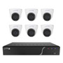 Speco - NVR Kit - with 6 Outdoor, IR 5MP, IP Cameras 2.8mm Fixed Lens, 2TB, 8 Channel