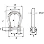 Wichard - Not Self-Locking Bow Shackle
