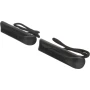 Attwood Marine Kayak Handle Replacement Set, Pair, Black Plastic, Braided Rope
