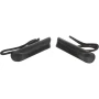 Attwood Marine Kayak Handle Replacement Set, Pair, Black Plastic, Braided Rope