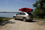Attwood Marine Kayak Roof Rack Mount, Fits Existing Roof Racks, J-Style, 120 lb Capacity, 2 Straps