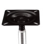 Attwood Marine SWIVL-EZE Lock'N-Pin Pedestal Kit, 3/4 in System, 13 in Post, 7 x 7 in Stainless Steel Threaded Base Plate - Apollo Lighting