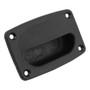 Attwood Marine Flush Hatch Pull, Low-Profile, ABS, Black Textured Finish - Apollo Lighting
