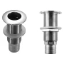 Attwood Marine Stainless Steel Scupper Valve, Barbed, 1-1/2 in Hose