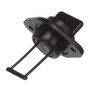 Attwood Marine Drain Plug and Receiver Kit, 3/4 in, Threaded Receiver, Black Plastic