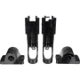 Attwood Marine 2-In-1 Non-Adjustable Side Mount Rod Holders, 2pk, Black - Apollo Lighting