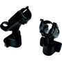 Attwood Marine 2-In-1 Non-Adjustable Side Mount Rod Holders, 2pk, Black - Apollo Lighting
