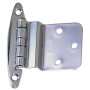 Perko Inset Hinges, 3/8 in, Semi-Concealed, Fixed Pin, Chrome-Plated Brass - Apollo Lighting