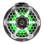 DS18 - HYDRO 6.5" Compact Wakeboard Pod Tower Speaker - With RGB LED Lights, 375W, Black Carbon Fiber