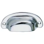 Perko Surface Mount Drawer Pull, Chrome-Plated Zinc Alloy, 3-7/16 in Wide