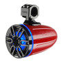 DS18 - X Series HYDRO 6.5" Wakeboard Pod Tower Speakers - With RGB LED Light, 300W, Red