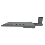 TACO Marine ShadeFin Mini Swivel Seat Mount, For Standard 4-Screw Swivel Seats, 6061 Aluminum, Misty Silver Finish