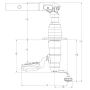 TACO Marine Grand Slam 380-LE Outrigger Mount Pair, For 1-1/2 in Outriggers, 25-40 ft Boats